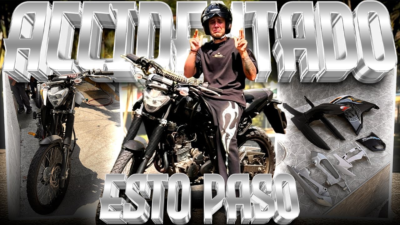 ME ACCIDENTE EN LA MOTO DE MIS SUEÑOS😢😞| ANDRES WB