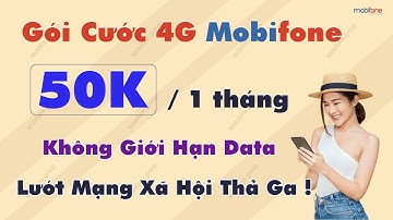 Cách đăng ký gói mobifone 50k tháng. KHÔNG GIỚI HẠN LƯỚT MẠNG XÃ HỘI