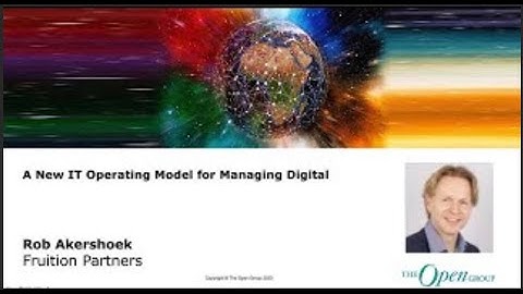 A New IT Operating Model for Managing Digital: IT4IT™ Standard