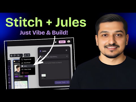 Google Stitch + Jules — The New Era of Vibe Coding is Here!