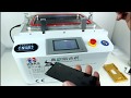 How to Use AK-PRO Vacuum laminating machine for laminating glass+frame with lcd for iphone