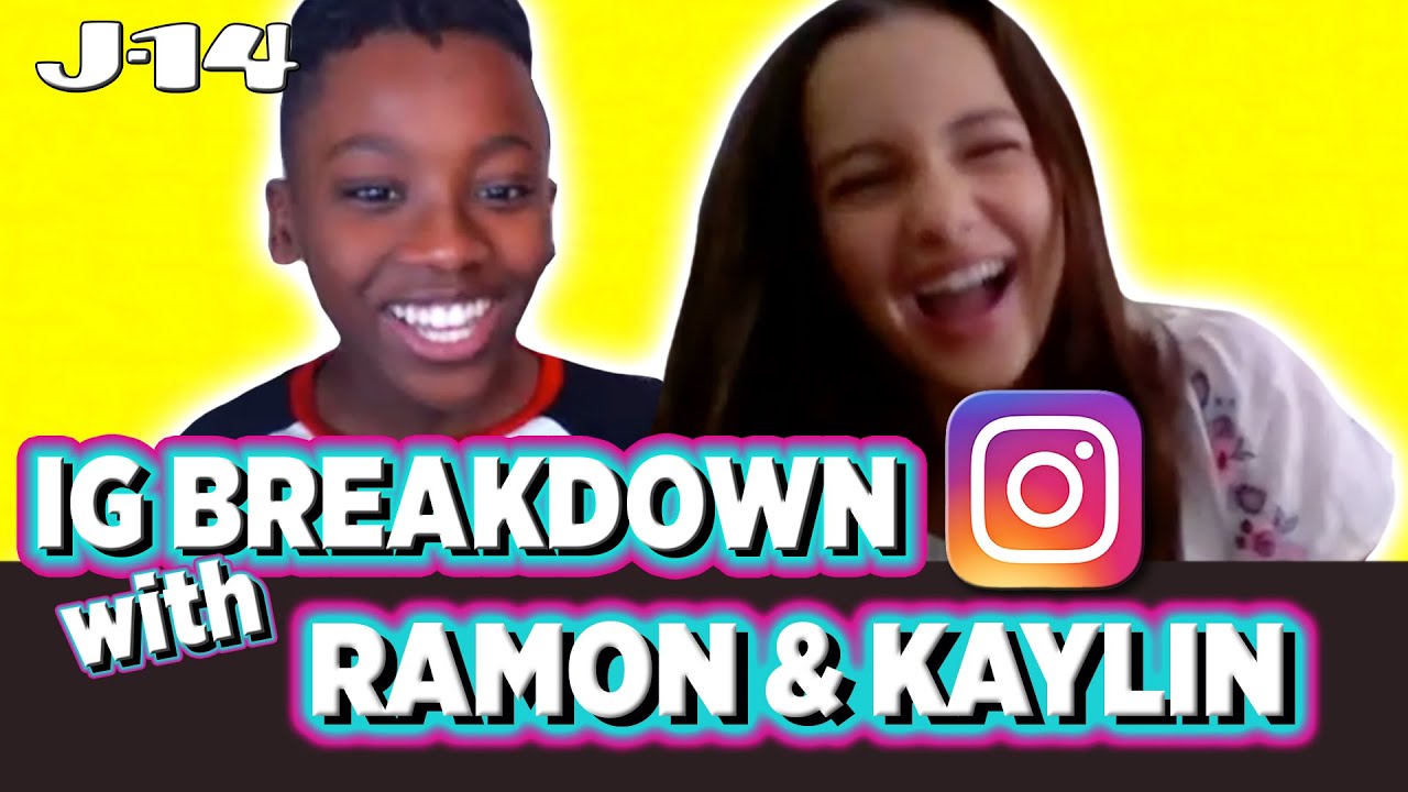 Just Roll With It Stars Ramon Reed and Kaylin Hayman React to Old Instagram Pics | IG Breakdown