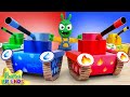 💦 Water and Fire Tank War – Fun Battle for Kids! - Cartoons for Kids