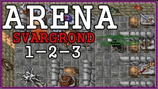 TIBIA - TODAS AS ARENAS/ALL ARENAS - SVARGROND