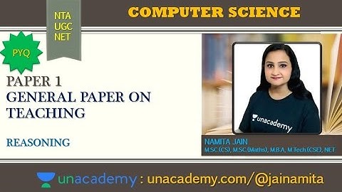 NTA UGC NET CS | PAPER 1| REASONING | CRACK NTA UGC NET/JRF 2020 - 21 | NAMITA JAIN