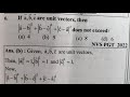pyq vector analysis  tgt,pgt and assistant professor important questions with solution