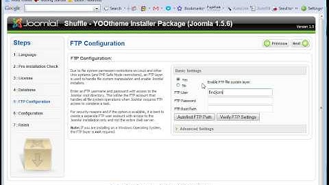 How to Install Joomla 1.5