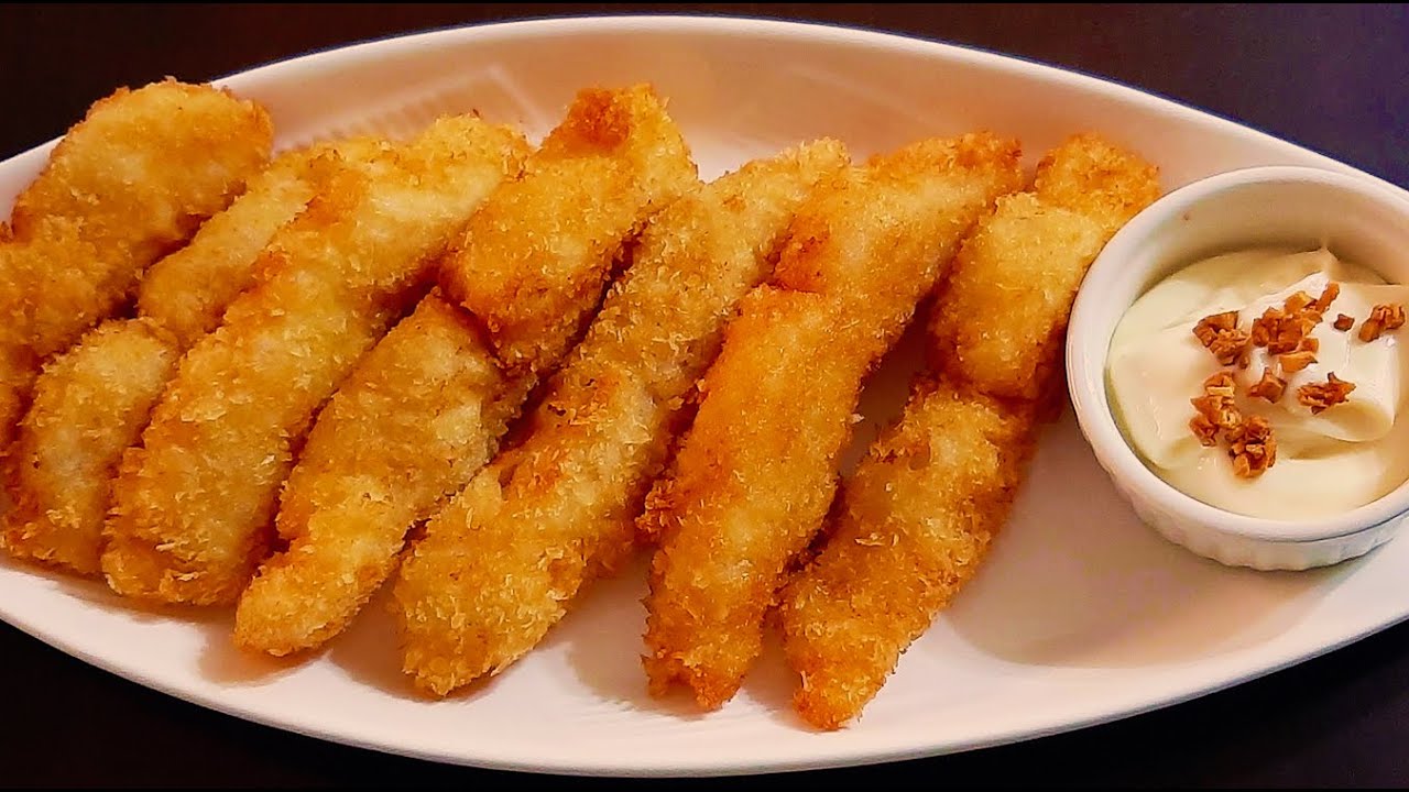 CRISPY FISH FILLET RECIPE  HOW TO COOK FISH FILLET WITH GARLIC MAYO DIP 