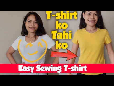 Video: Paano Magtahi Ng Isang Sundress Mula Sa Isang T-shirt