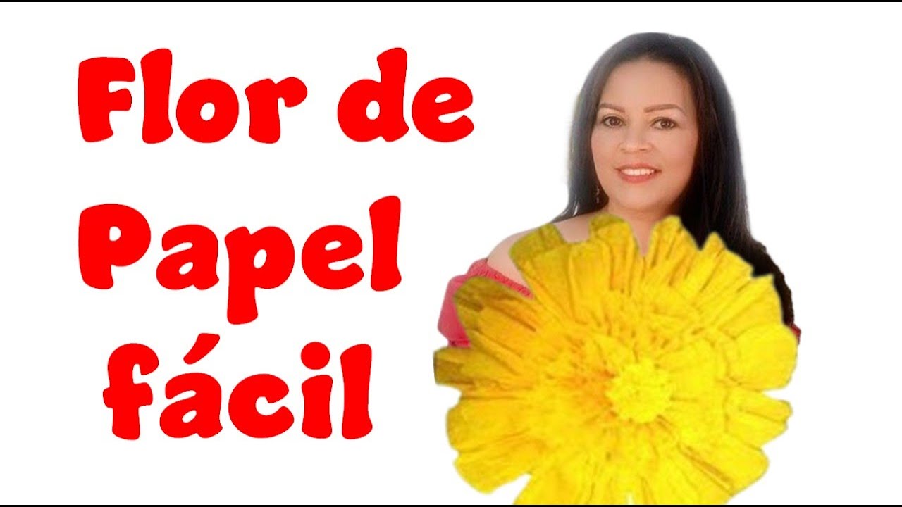 Haz una linda flor de papel y registra un maravilloso momento. DIY ✓