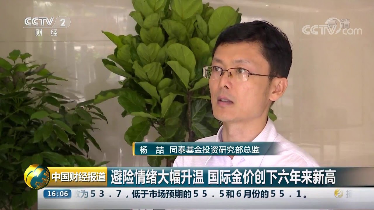 [中国财经报道]避险情绪大幅升温 国际金价创下六年来新高| CCTV财经