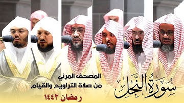 سورة النحل  كاملة من صلاة التراويح و التهجد بالحرم المكي رمضان لعام 1443هـ