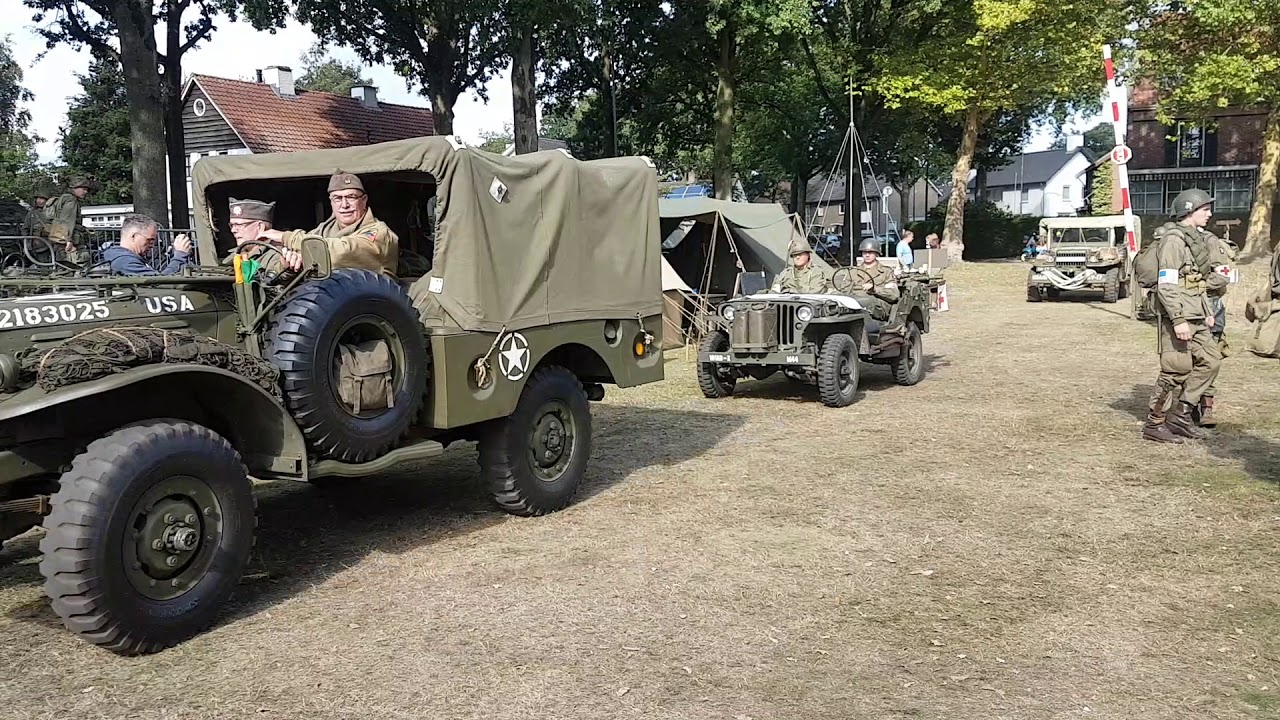 Living History Event 2018, Operation Market Garden WW2 at Son (close to Eindhoven).