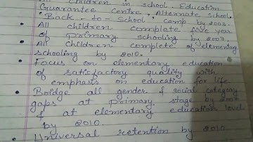 Sarva Shiksha abhiyan , SSA , objective of SSA