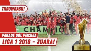 ALL GOALS PERSIJA - LIGA 1 2018 - JUARA!🏆