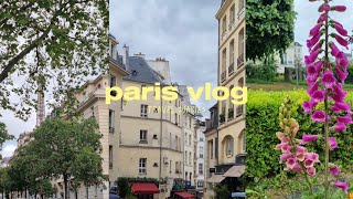 paris vlog [travel diaries] 🥐 exploring, visiting gardens, eiffel tower, pantheon, louvre