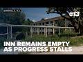 Former Ramada Inn in east Asheville remains empty, boarded up as progress stalls