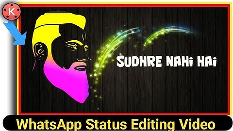 Colourfull Name Art Text Editing Status Video in Kinemaster Editing Video | Attitude Boy |RK Ji Tech