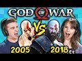 GOD OF WAR Old Vs. New (2005 Vs. 2018) (React: Gaming)