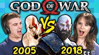 GOD OF WAR Old Vs. New (2005 Vs. 2018) (React: Gaming)