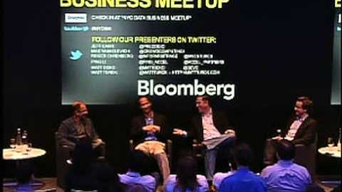 Panel: Big data and VCs (Accel, IA Ventures, Data Collective) // Data Driven NYC #8// Oct 2012