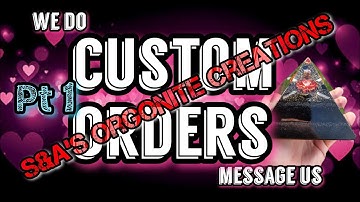 💥CUSTOM Orgonite Creations in the Making Part 1 🙏🙏🙏