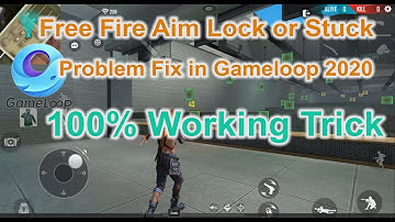 How to Fix Aim Lock or Stuck Problem in Gameloop Free Fire 2020 | 100% Solution 2020
