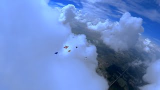 Wingsuit CloudSurfing | Skydive Spaceland, Houston | Larry Hack