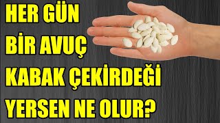 HER GÜN BİR AVUÇ KABAK ÇEKİRDEĞİ YERSEN NE OLUR?