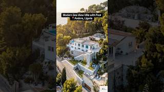 Modern Sea View Villa with Pool | 📍Andora, Liguria 🇮🇹