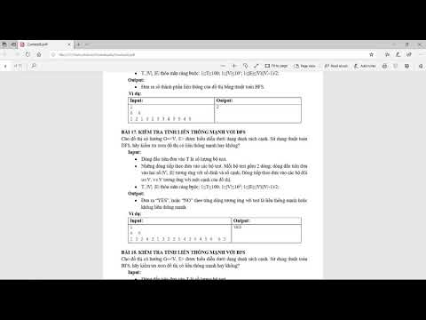 Video Bài 17 Kiểm tra tính liên thông mạnh với DFS - youtube