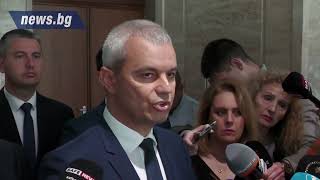Костадинов е възмутен от председателя на Народното събрание