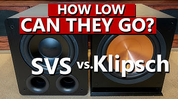 Klipsch R-115SW vs SVS PB3000 - How Low Can They Go?