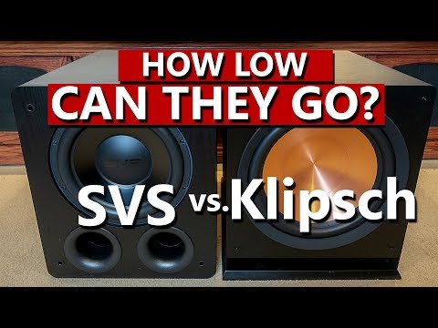 Klipsch R-115SW vs SVS PB3000 - How Low Can They Go?