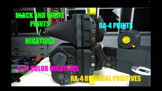 3D printable modular photo processor. video manual.