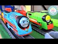 Thomas and Friends Trackmaster Turbo Boost Train Races Compilation