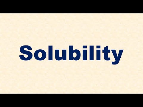 Solubility Definition and Example