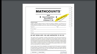 MATHCOUNTS 2020 State Competition: Equations Problems