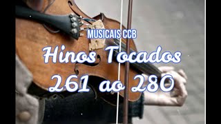 Musicais CCB Hinos Tocados Hinário 5 Violino, Viola e Violoncelo 261 ao 280