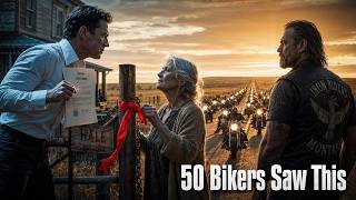 She Tied a Red Ribbon—50 Bikers Decoded the Ancient Sign of Distress and Left the Town Speechless
