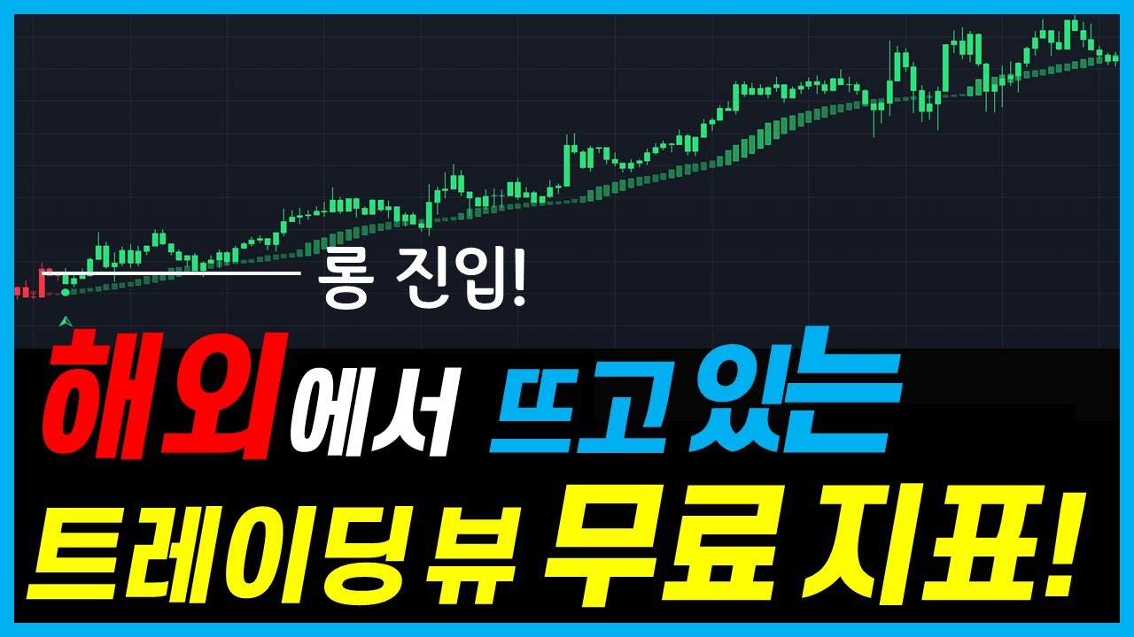 해외에서 뜨고있는 트레이딩 뷰 무료 지표! 65% 승률 단타 매매 기법!