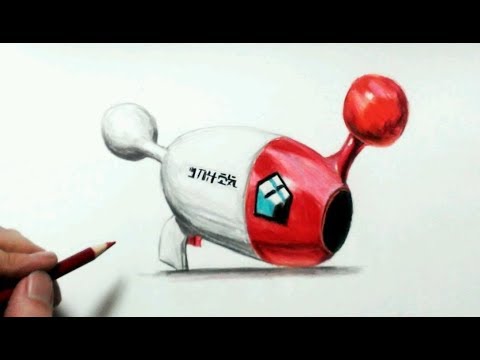 スプラトゥーンの武器描いてみた 色鉛筆画 Youtube