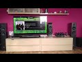 Yamaha RX-V675 + Elac FS77 speakers test acustic rock