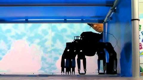 The 2nd KONDO Land Multi-Legged Robot Obstacle Race, BLACK TIGER L45 Point Getting Race