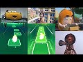 lightning McQueen vs siran hed Vs oddbods vs siran hed mix combo gameplay song cover