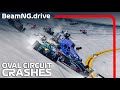 Open Wheel Oval Crashes #2 | BeamNG Drive