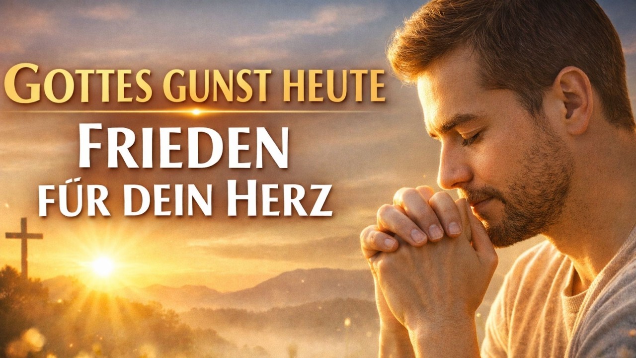 Kraftvolles Morgengebet: Empfange heute Gottes Gunst und komme zur Ruhe in seinem Frieden