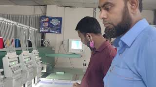 Richpeace 920 Flat Embroidery Machine working video