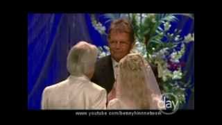 Reinhard Bonnke prays for Benny Hinn