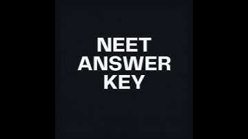 How to check NEET answer key 2022